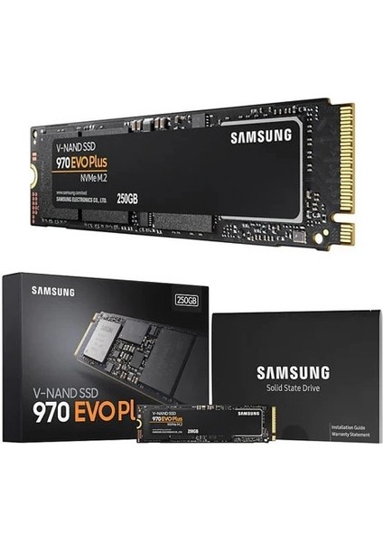 MZ-V7S250BW 970 Evo Plus 250GB 3500/2300 Nvme Pcıe M.2 SSD