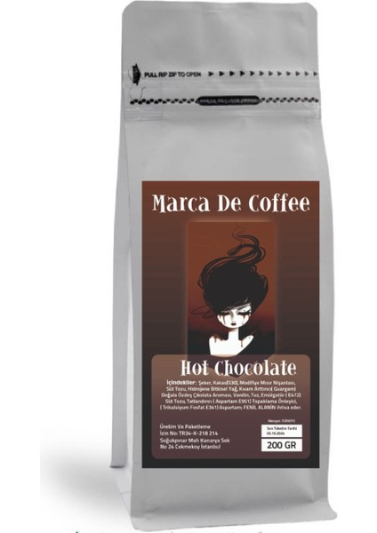 Marcade Coffee Sıcak Çikolata 200 gr
