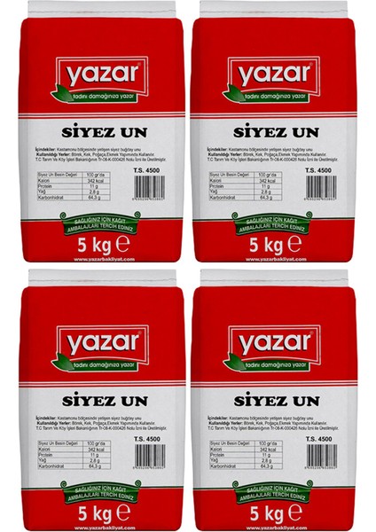 Taş Değirmende Öğütülmüş Siyez Unu 5 kg x 4 Paket fiyatları