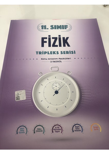 Yayıncılık 11. Sınıf Fizik Tripleks Testi Konu Anlatım 2 Fasikül