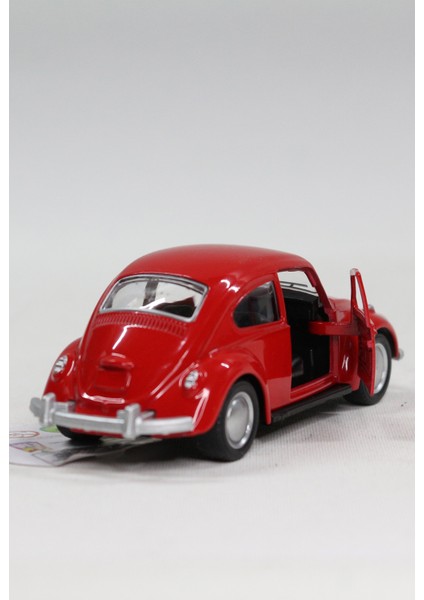 Vosvos Beetle Çek Bırak Metal Oyuncak Araba 12 cm Kırmızı fırsatları