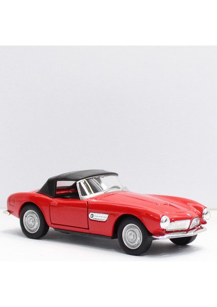 Kırmızı Bmw 507 1956 Çek Bırak Metal Oyuncak Araba 12 cm