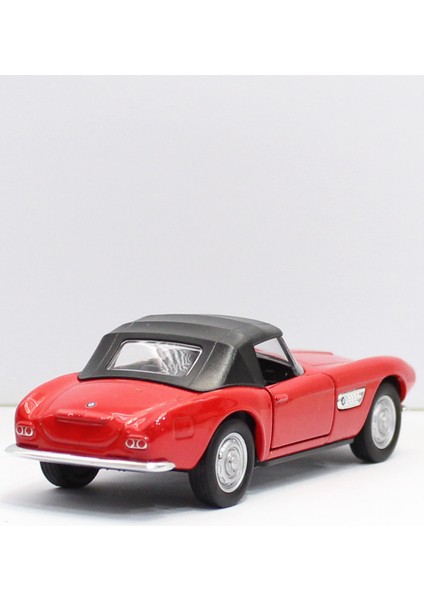 Kırmızı Bmw 507 1956 Çek Bırak Metal Oyuncak Araba 12 cm