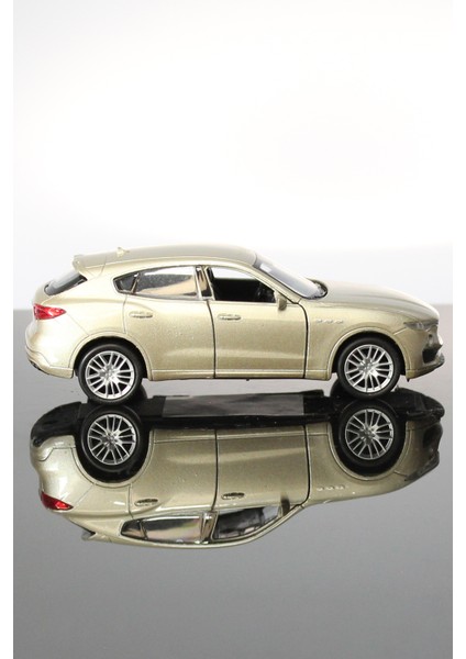 Maserati Levante Bej Çek Bırak Metal Model Oyuncak Araba 12 cm