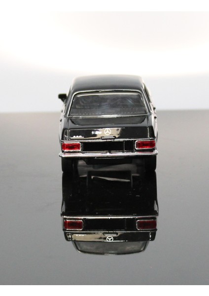 Mercedes Benz 220 Siyah Çek Bırak Metal Model Oyuncak Araba 11 cm