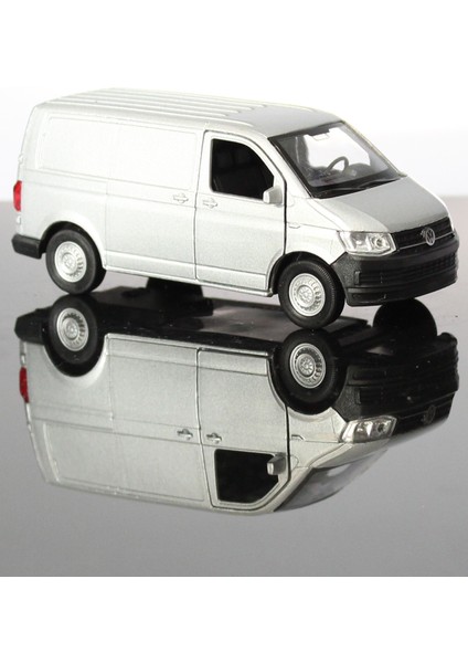 Volkswagen Transporter T6 Van Gri Çek Bırak Metal Model Oyuncak Araba 12 cm