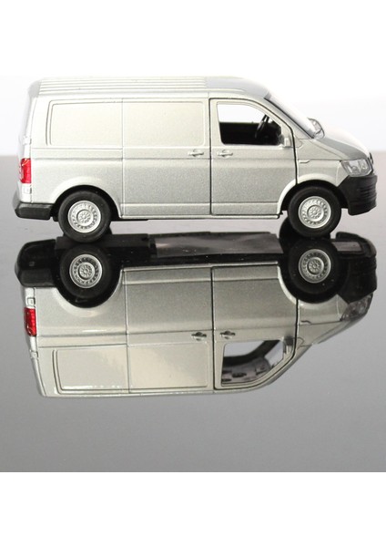 Volkswagen Transporter T6 Van Gri Çek Bırak Metal Model Oyuncak Araba 12 cm modelleri