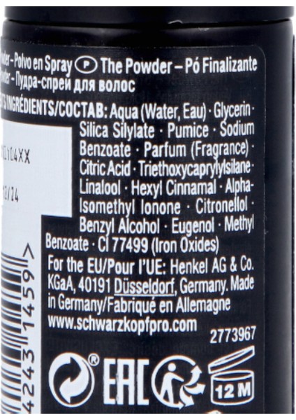 Session Label The Powder Strong Hold Long Lasting Styling Dust 8gr