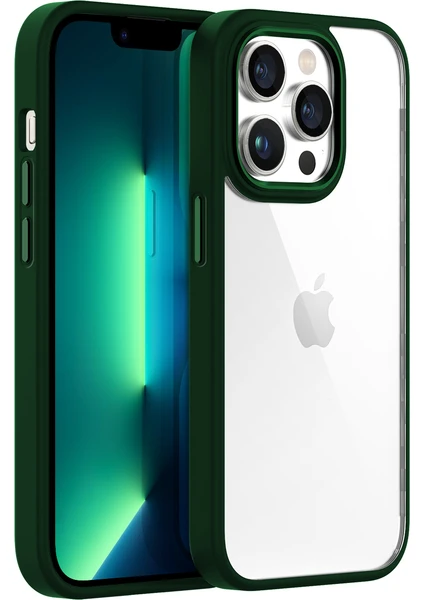 iPhone 13 Pro Max New Air Bumper Kılıf Green