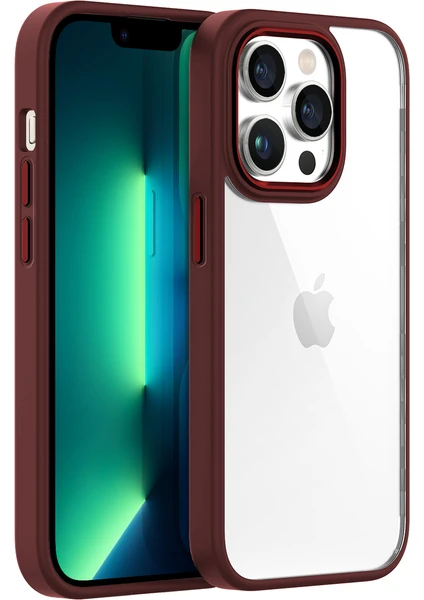 iPhone 13 Pro Max New Air Bumper Kılıf Plum