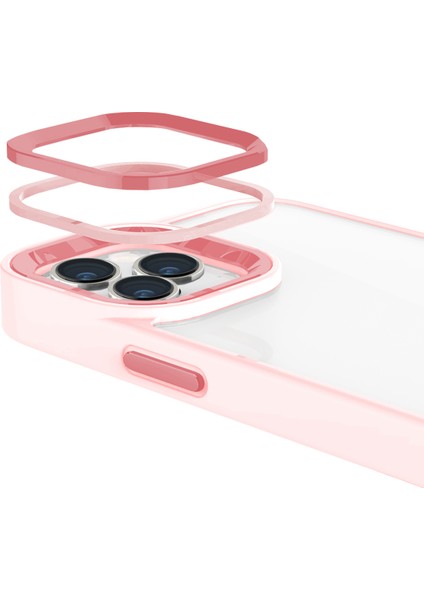 iPhone 13 Pro New Air Bumper Kılıf Pink