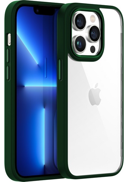 iPhone 13 Pro New Air Bumper Kılıf Green