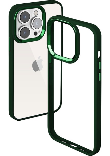 iPhone 13 Pro New Air Bumper Kılıf Green