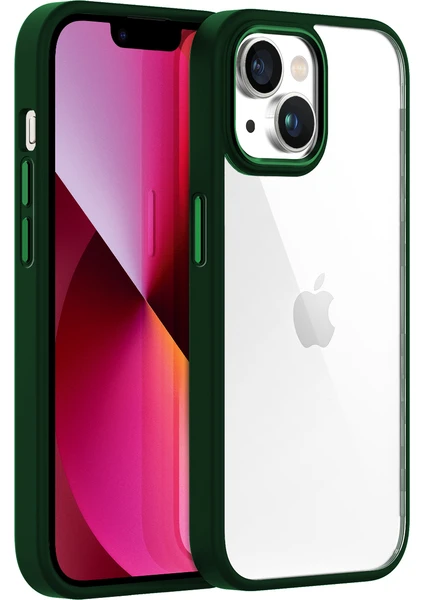 iPhone 13 New Air Bumper Kılıf Green