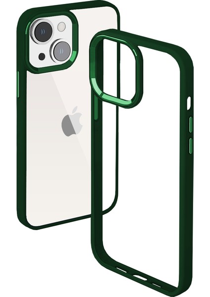 iPhone 13 New Air Bumper Kılıf Green