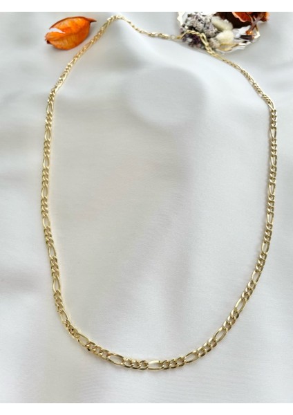 4 mm Figaro Zincir 55CM