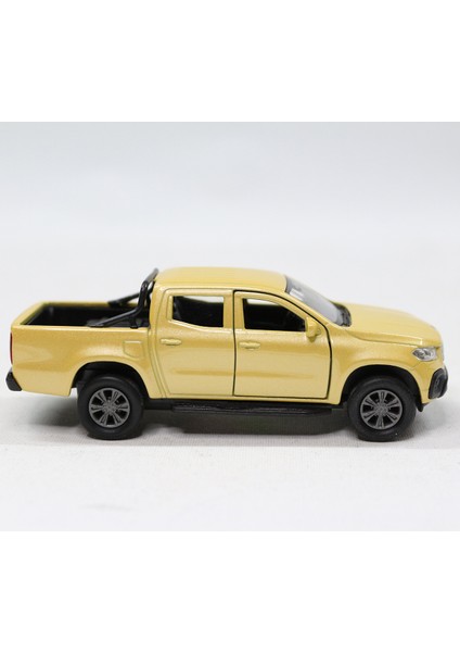 Mercedes Benz Xclas Çek Bırak Metal Oyuncak Araba 12 cm Sarı