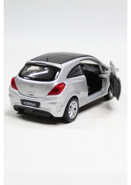 Opel Corsa Çek Bırak Metal Oyuncak Araba 11 cm Gri fırsatları