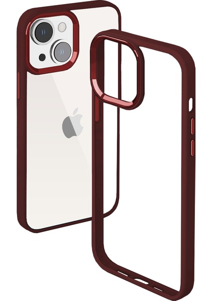 Buff iPhone 14 Plus New Air Bumper Kılıf Plum