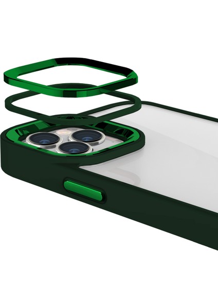 Buff iPhone 14 Pro New Air Bumper Kılıf Green