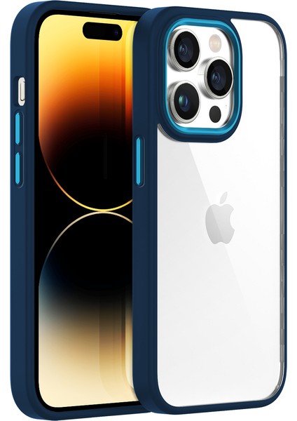 Buff iPhone 14 Pro New Air Bumper Kılıf Blue