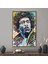 1 Parça Gold Çerçeveli Kanvas Tablo, Jimi Hendrix, Soyut Adam Hediye Kanvas, 1