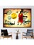 1 Parça Gold Çerçeveli Kanvas Tablo, Afrikalı Adam Resim, Güneş Duvar Süsü, Afrika Kanvas Poster, 1