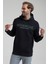 Kapüşonlu Lacivert Slim Fit Sweatshirt 22FWM64031 4