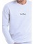 Erkek Gri Regular Fit Pamuklu Bisiklet Yaka Sweatshirt 5