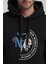Kapüşonlu Siyah Slim Fit Sweatshirt 22FWM64030 4