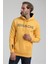 New World Polo Kapüşonlu Hardal Slim Fit Sweatshirt 22FWM64031 2