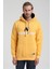 Kapüşonlu Hardal Slim Fit Sweatshirt 22FWM64032 1