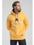 Kapüşonlu Hardal Slim Fit Sweatshirt 22FWM64032 3
