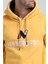 Kapüşonlu Hardal Slim Fit Sweatshirt 22FWM64032 4
