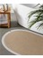 Cesta El Yapımı Pamuklu Natural Gri Jüt Hasır Dekoratif Kilim 9020 1