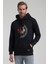 Kapüşonlu Lacivert Slim Fit Sweatshirt 22FWM64030 3