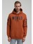 Kapüşonlu Kiremit Slim Fit Sweatshirt 22FWM64035 1