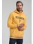 Kapüşonlu Hardal Slim Fit Sweatshirt 22FWM64036 2