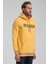Kapüşonlu Hardal Slim Fit Sweatshirt 22FWM64036 3
