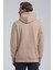 Kapüşonlu Bej Slim Fit Sweatshirt 22FWM64037 5