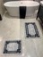 Lateks Taban Su Geçirmez Saçaksız (60x100 - 60X50) Ikili Banyo Paspas Takımı 2