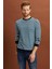 Çizgili Regular Fit Sweatshirt (E22-72041) 3