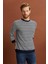 Çizgili Regular Fit Sweatshirt (E22-72041) 1