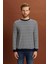 Çizgili Regular Fit Sweatshirt (E22-72041) 2