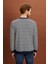 Çizgili Regular Fit Sweatshirt (E22-72041) 4