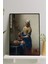 The Milkmaid - Johannes Vermeer Sanatsal Çerçeveli Tablo 1