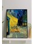 Kafe Terasta Gece - Van Gogh Sanatsal Çerçeveli Tablo 1