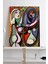 Ayna Karşısındaki Kız - Pablo Picasso Sanatsal Kanvas Tablo 1