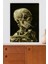 Sigara Içen Kafatası - Van Gogh Sanatsal Poster 1
