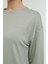 W-SN79 Basıc C Neck Sweat Açık Haki Kadın Sweatshirt 4